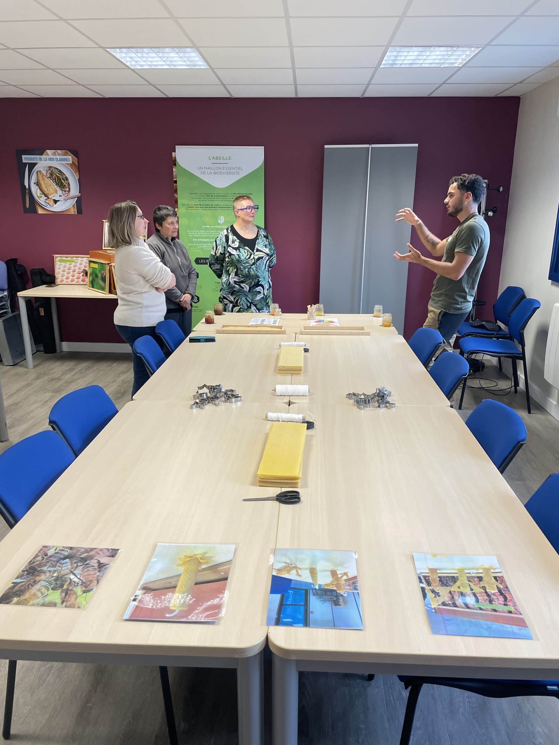 Animation bougies en cire d’abeille 